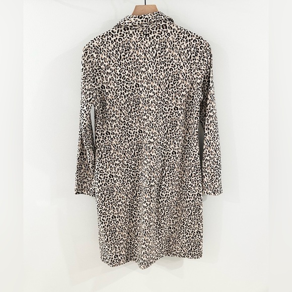 Tyler Boe Leopard Print Brown Dress Small - Picture 5 of 5